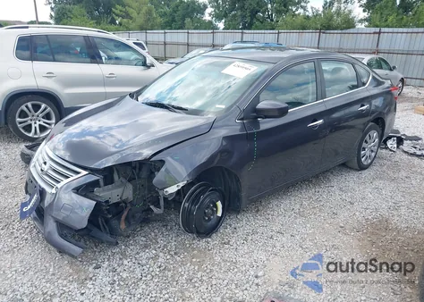 2015 Nissan Sentra Sv z USA, uszkodzony, nr VIN 3N1AB7APXFL694309